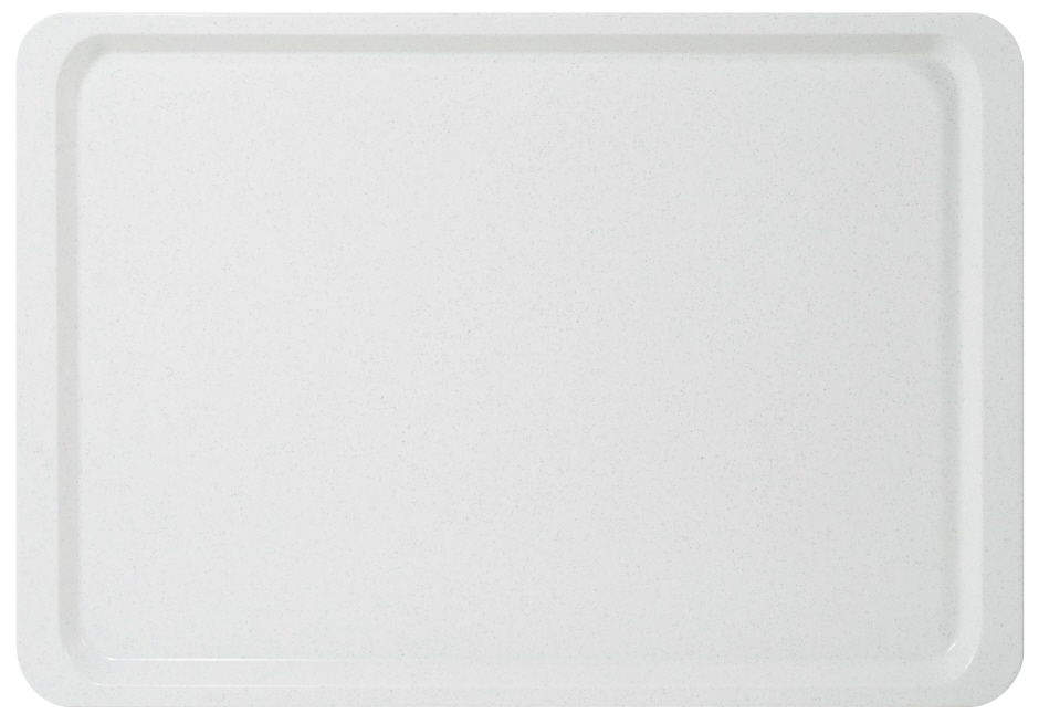 Tablett GN 1/1 - Länge 53,0 cm - Breite 32,5 cm - Höhe 1,6 cm - weiß