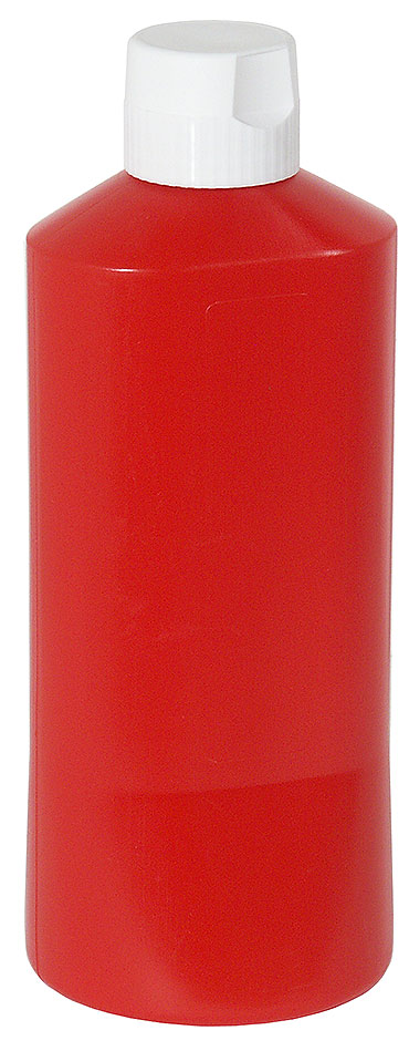 Quetschflasche 0,6 Ltr. - Ø 9,5 cm - Rot
