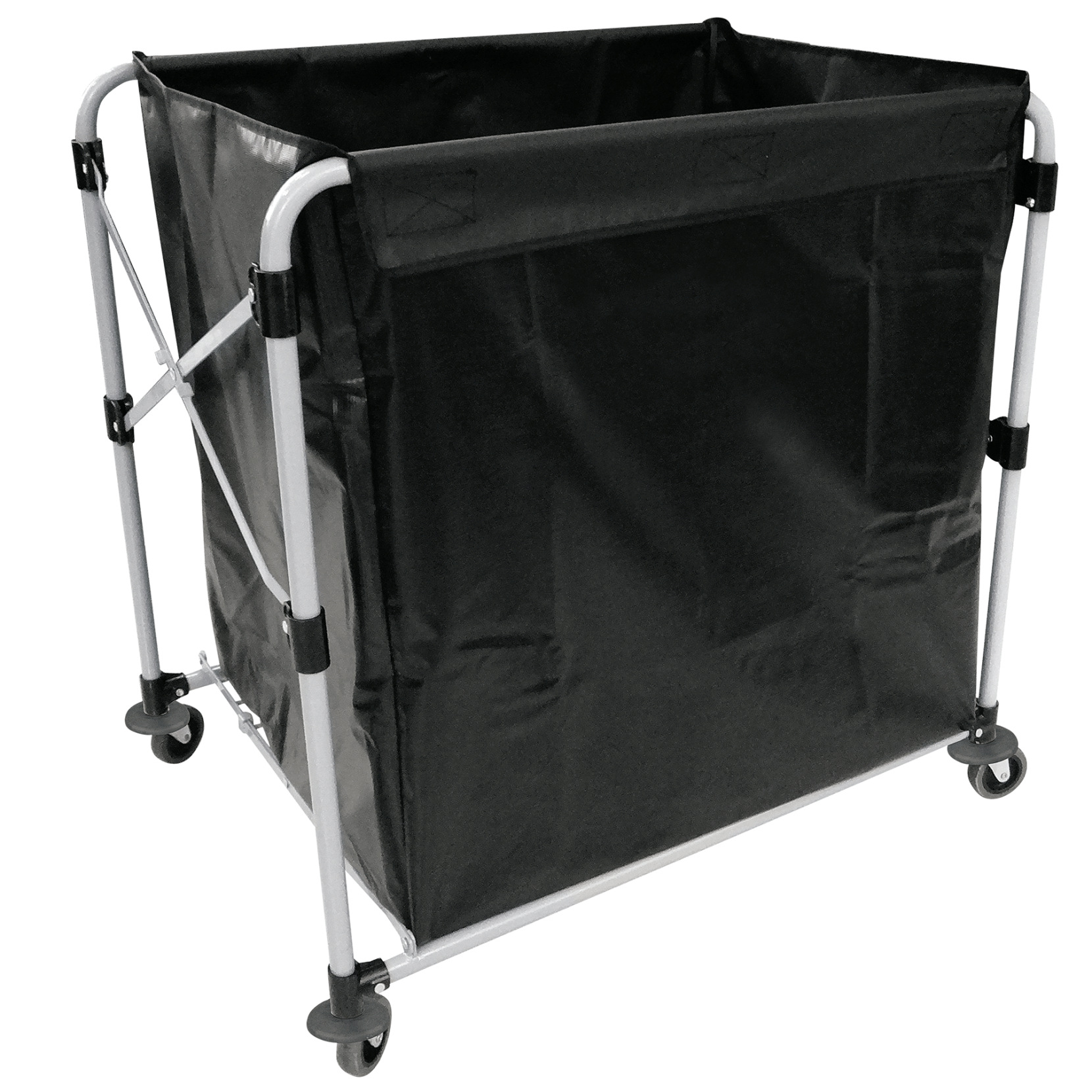 Wäschewagen, 1 Wäschesack, 300 ltr., 89,5 x 66 x 86 cm, Eisen pulverbeschichtet