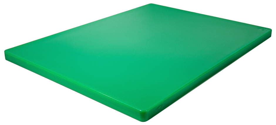 HACCP Schneidbrett hochdicht, ohne Füße 61 x 46 cm - 2,5 cm dick - Farbe grün