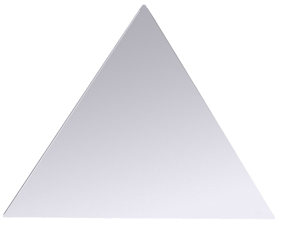 Systembankettplatte Dreieck - Länge 40,0 cm - Breite 40,0 cm