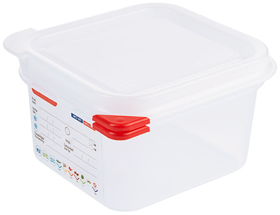 Lebensmittelbehälter GN 1/6 - Tiefe 10 cm - Volumen 1,7 Liter