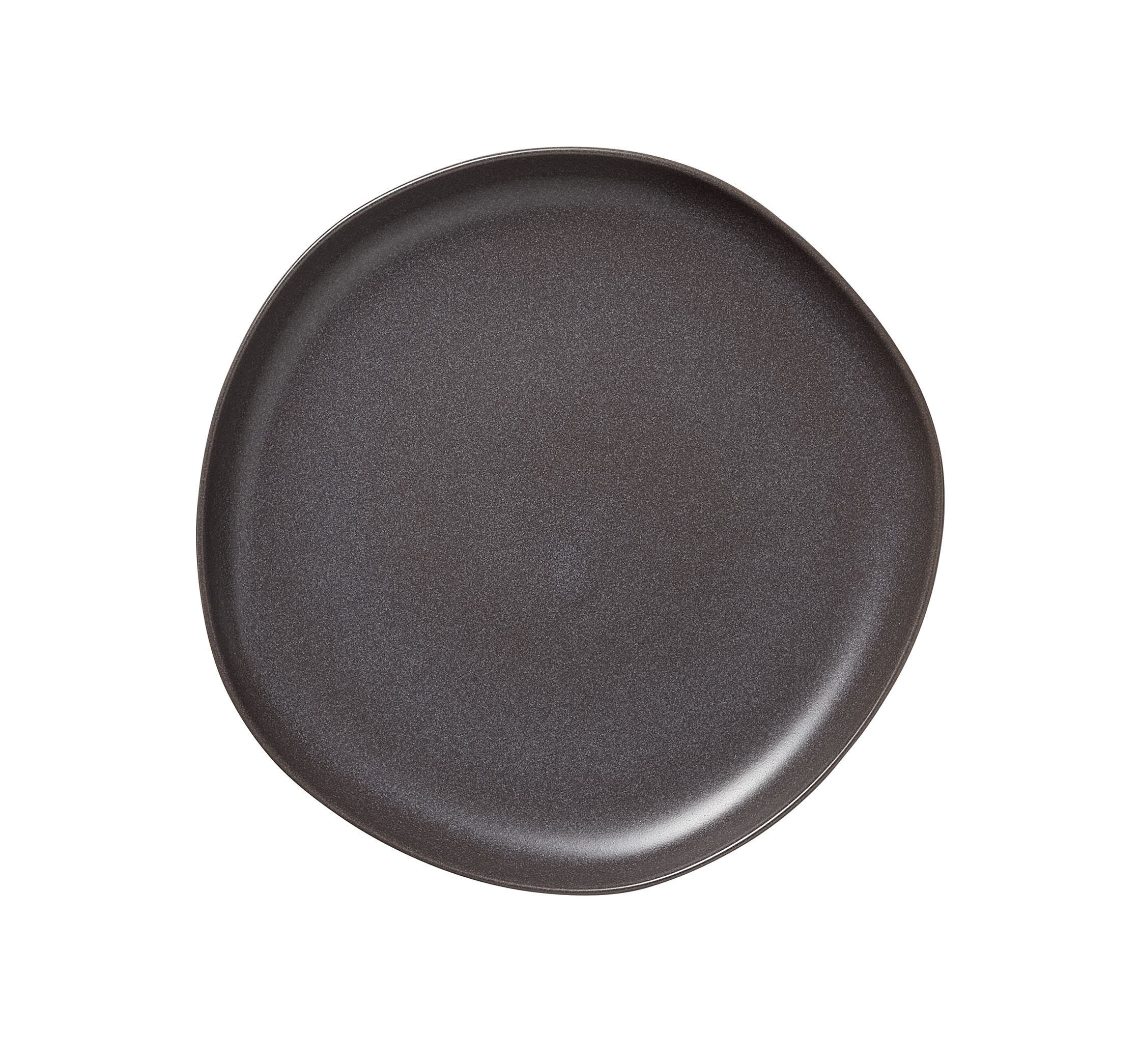ROCKZZERO® Teller, flach, Ø 28 cm, Set á 6 Stück, stone gray, Steinzeug