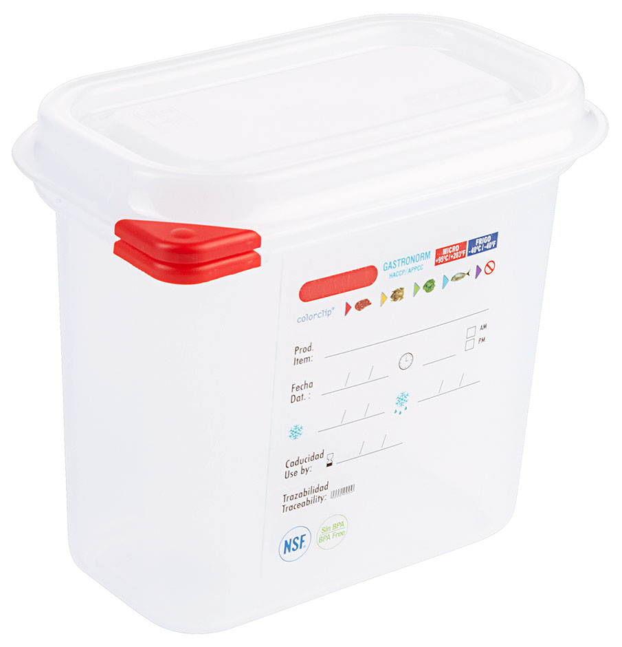 Lebensmittelbehälter GN 1/9 - Tiefe 15 cm - Volumen 1,5 Liter
