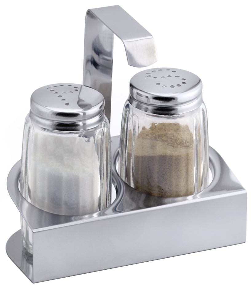 Menage Salz, Pfeffer - Maße 10,0 x 5,3 x 11,5 cm