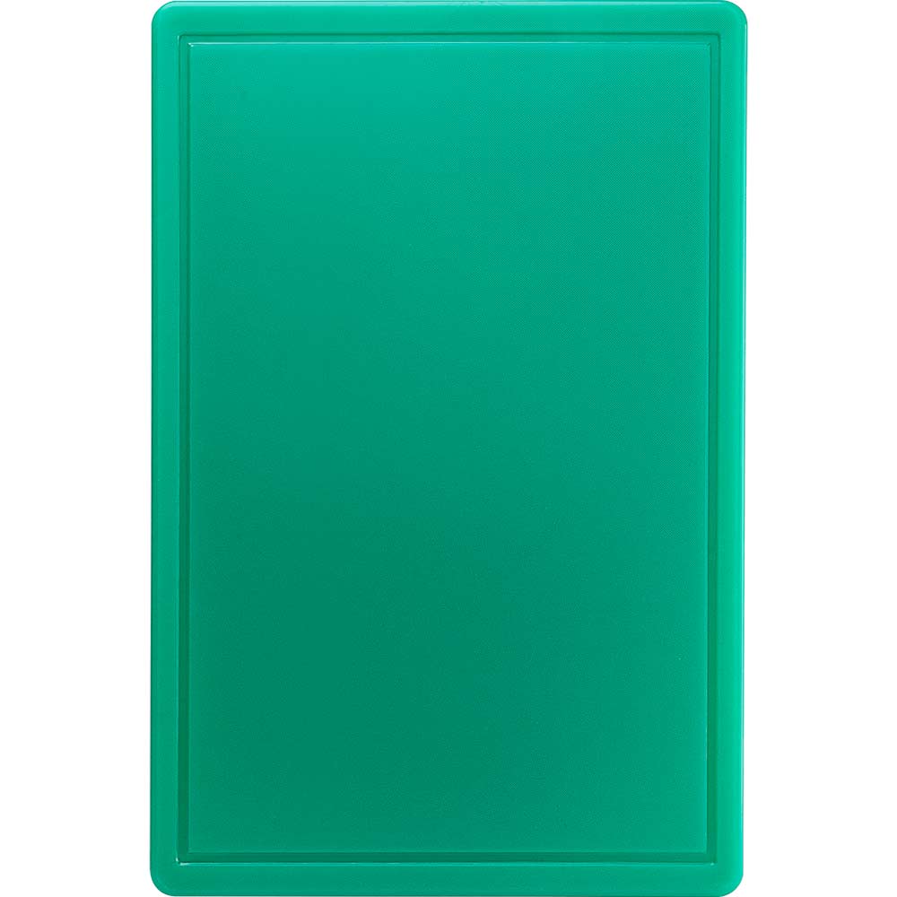 Schneidbrett, HACCP, Farbe grün, 600 x 400 x 18 mm (BxTxH)