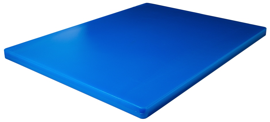 HACCP Schneidbrett hochdicht, ohne Füße 61 x 46 cm - 2,5 cm dick - Farbe blau