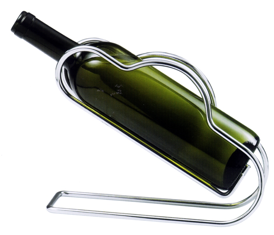 Weinflaschenhalter Ø 10,0 cm - Höhe 19,0 cm - Länge 23,0 cm