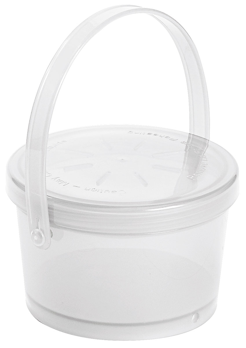 Eco-Takeouts Behälter, weiß - Suppenbehälter - 350ml