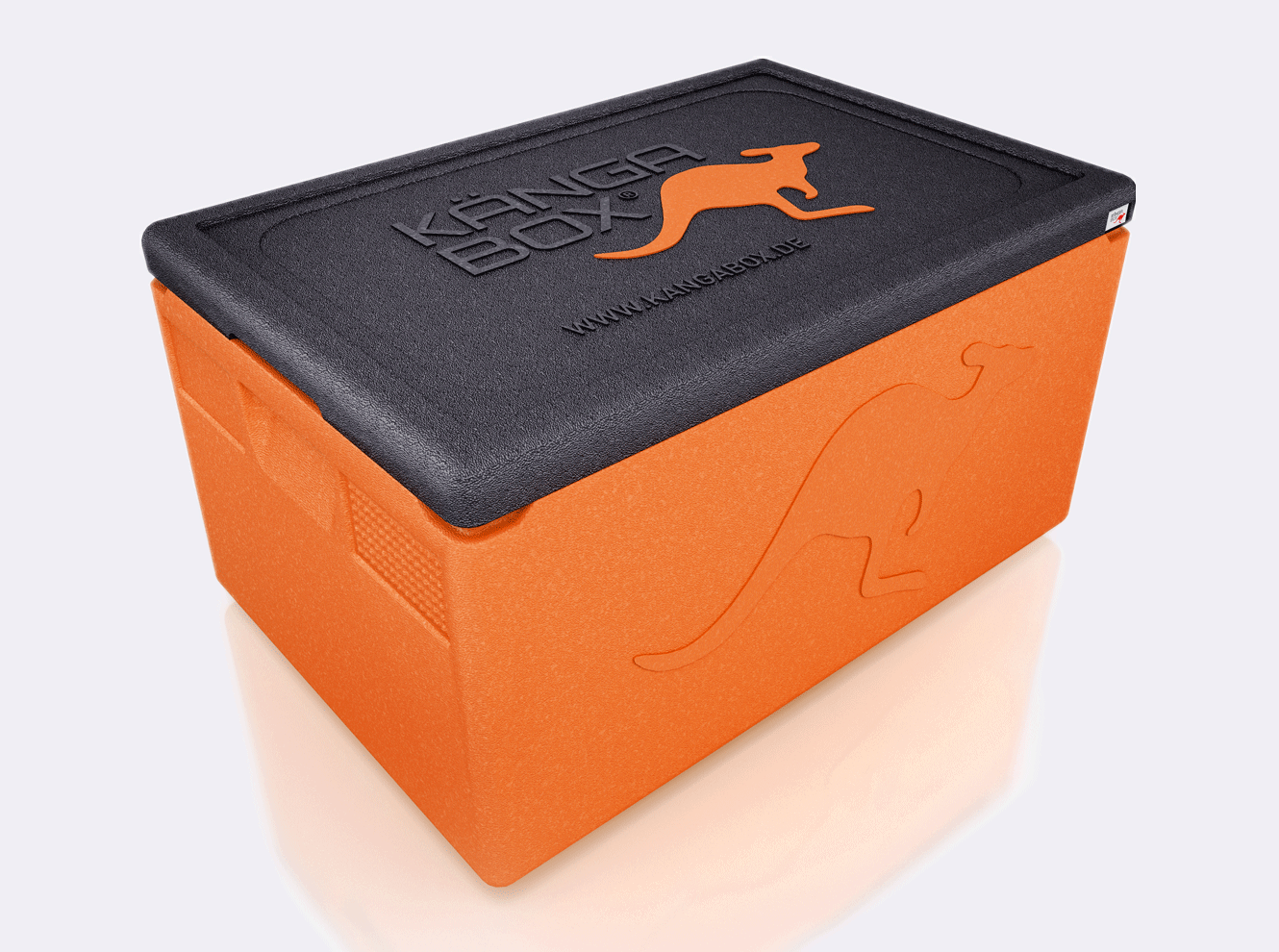 Kängabox Thermobox Professional GN 1/1, orange, EPP Kunststoff