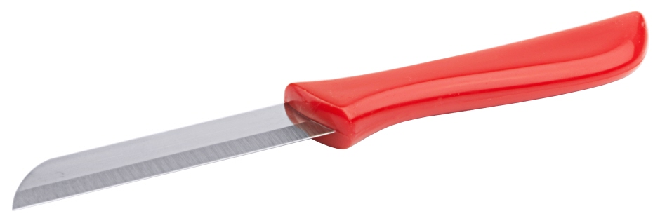 Küchenmesser mit rotem Griff - Klingenlänge 7,0 cm - 16,0 cm