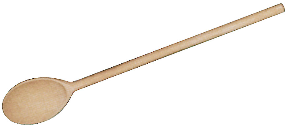 Holz Kochlöffel - ovaler Löffel 8,0 cm x 5,5 cm - Länge 30,0 cm