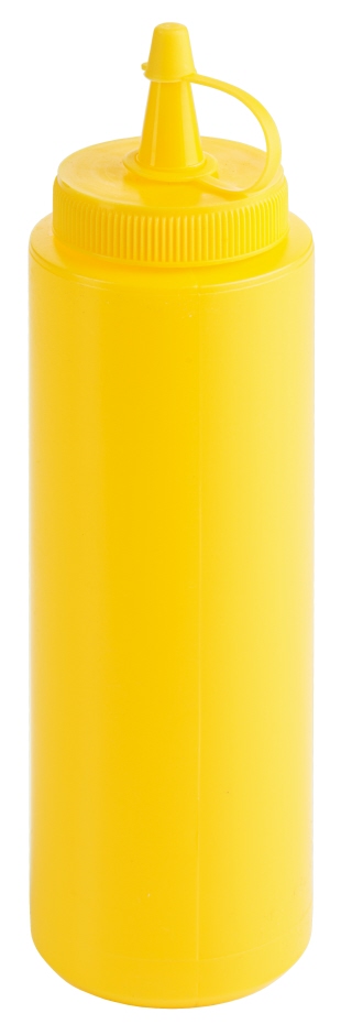 Quetschflasche 0,25 Ltr. - Ø 5,0 cm - Gelb