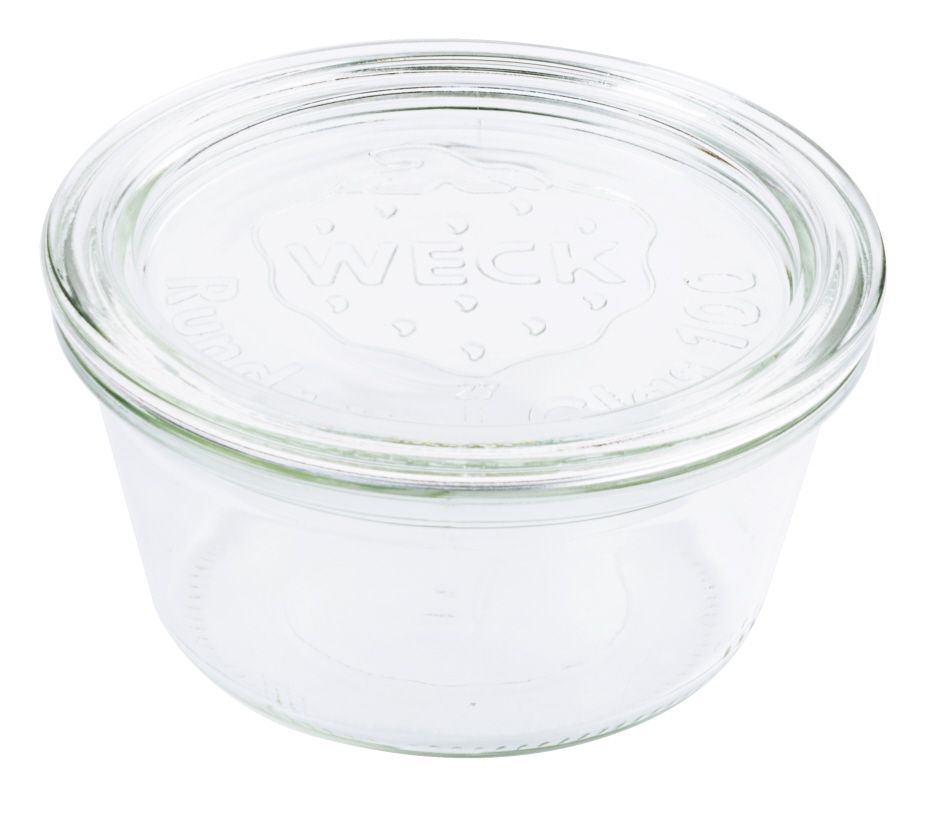 Weckglas® - Maße Ø 10,0 cm - Höhe 5,5 cm - Inhalt 290 ml - Preis für 6 Stk.