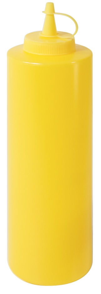 Quetschflasche 0,70 Ltr. - Ø 6,5 cm - Gelb