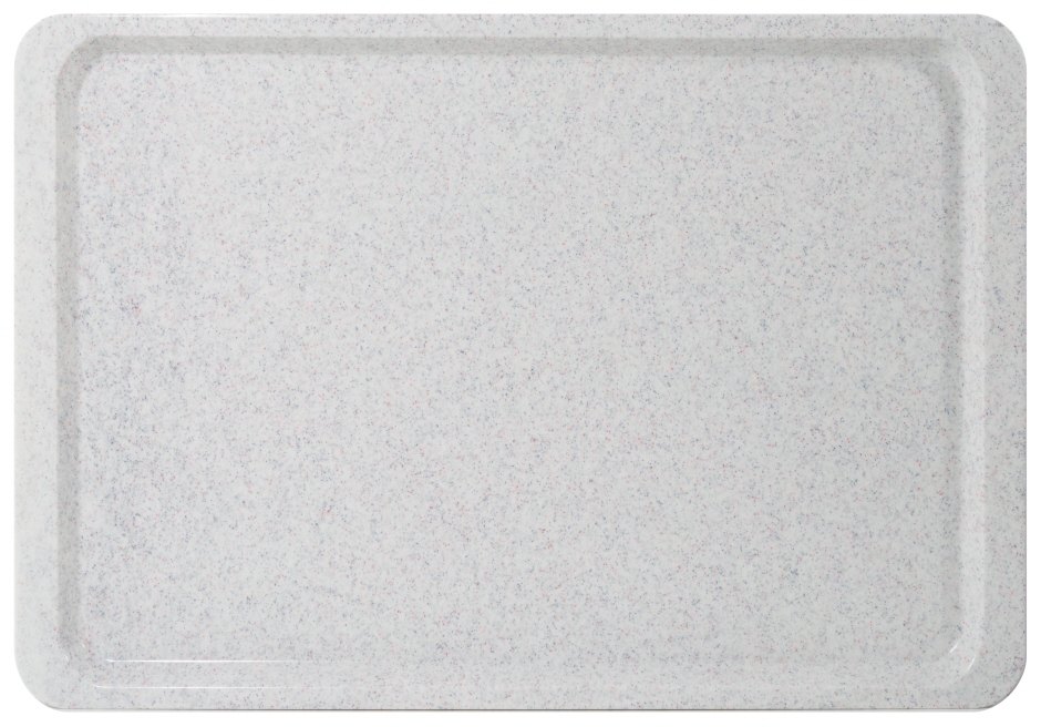 Tablett GN 1/1 - Länge 53,0 cm - Breite 32,5 cm - Höhe 1,6 cm - granitgrau
